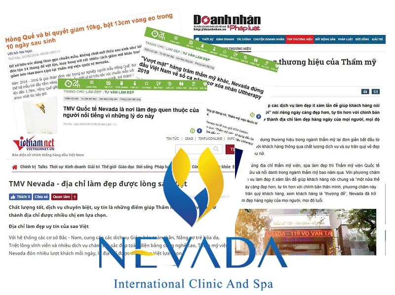  Thẩm mỹ viện Quốc tế Nevada – Thiên đường làm đẹp được báo chí liên tục gọi tên