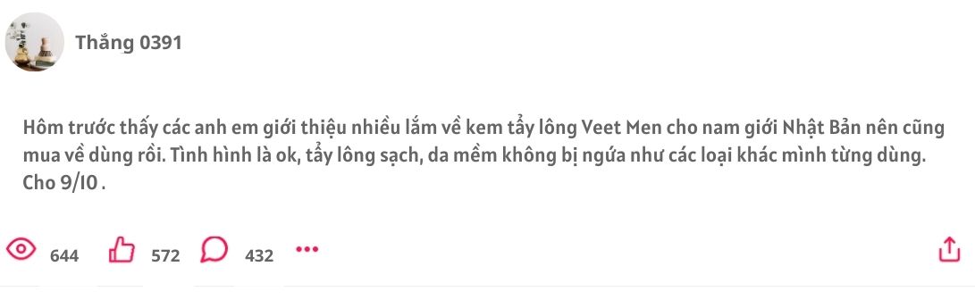 Kem tẩy lông cho nam, Kem tẩy lông Veet cho nam, Kem tẩy lông Veet Nhật Bản, Kem tẩy lông Veet Men cho nam giới Nhật Bản