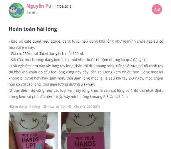 kem tẩy lông etude house review, tẩy lông etude house, kem tẩy lông etude house, kem tẩy lông etude house put your hands up, kem tẩy lông của etude house