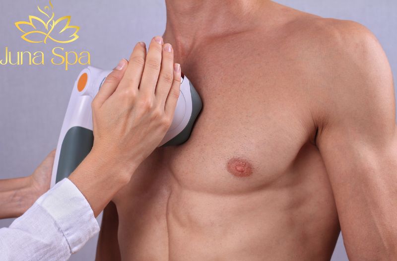 Trải nghiệm triệt lông nam giới tại Juna Spa - riêng tư và tinh tế